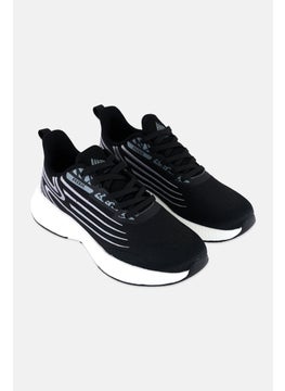 RBX Men Lace Up Running Shoes, Black  - Image 1
