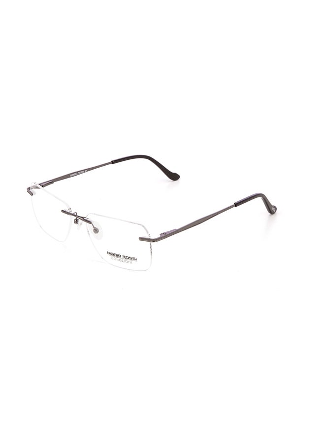 Mario Rossi  ( Made in Italy ) Square Mens Optical Frames Rimless - Image 1