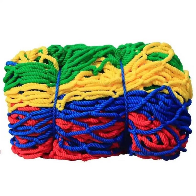 Safety Anti Fall Net Nylon Rope Grid 10x10CM Dia 6MM For Stairs Balcony 1m X 4m - Image 2