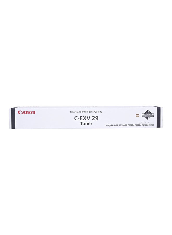 Canon Toner Cartridge - C-Exv 29, Black Black