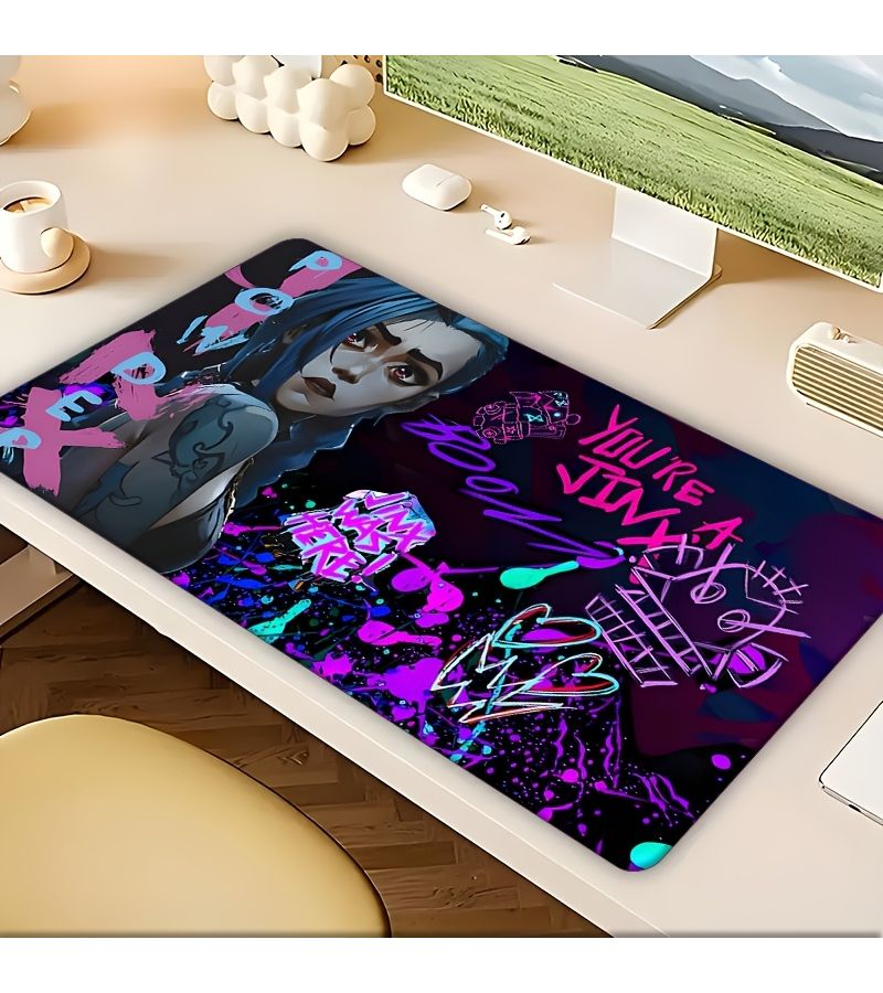 Large Non-Slip Rubber Gaming Mouse Pad 11.8x31.5 Inch with Colorful Anime Artwork Desk Mat For Esports Gifts And Desktop Study - Image 5