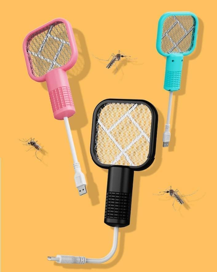 Eloxee Eco-Friendly LED Mosquito Killer Machine – USB-Powered Indoor Bug Zapper for Home – Chemical-Free Insect Trap Safe for Kids & Pets – Easy to Clean, Compact Design (Mini Mosquito bat) - Image 3