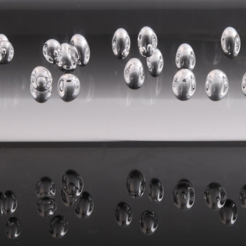 لمسة تغيير سرعت RGB مصباح LED بلورية شفافة مع فقاعات 10سم/15سم/20سم/25سم/30سم، لمسة تغيير سرعت متدرجة متعددة الألوان عالمية - Image 4