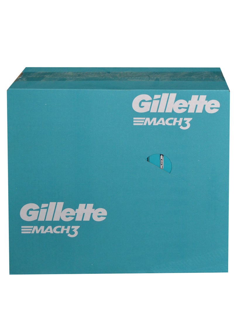 Gillette - Gillette Mach3 Men's Razor Handle and 2 Blade Refills - Image 1