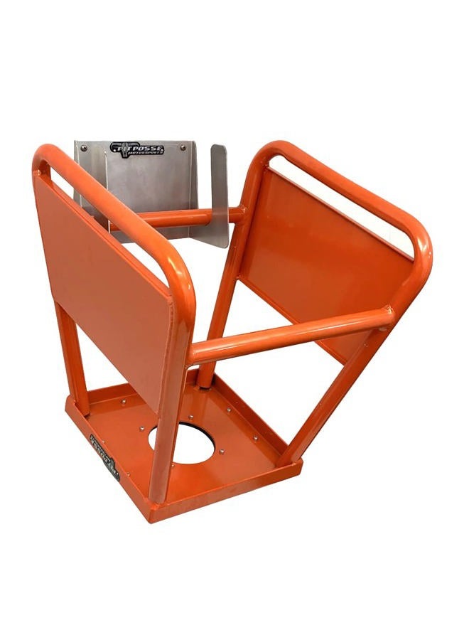 Pit Posse PP3105 Motorcycle Dirt Bike Stand Holder Hook Enclosed Race Trailer Garage Shop - Made in USA - Aluminum Dirtbike MX Stand Hanger Organizer - Image 3