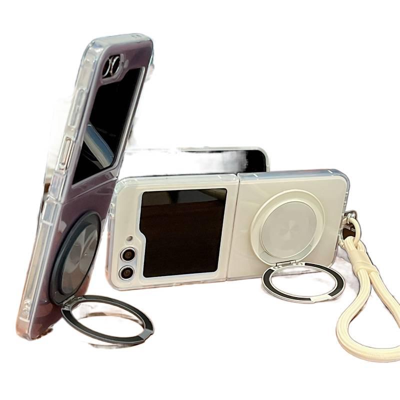 MagSafe Case | White PC | Shockproof Cover for Samsung Galaxy Z Flip 6 - Image 3