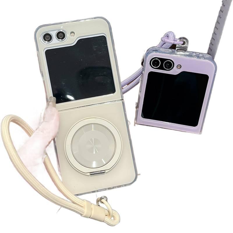 MagSafe Case | White PC | Shockproof Cover for Samsung Galaxy Z Flip 6 - Image 5