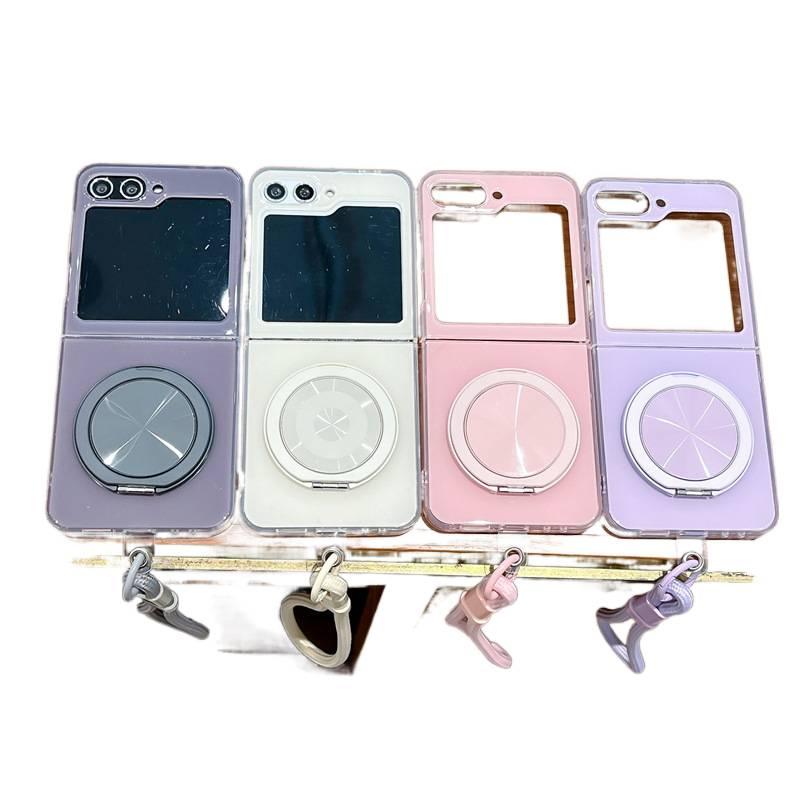 MagSafe Case | White PC | Shockproof Cover for Samsung Galaxy Z Flip 6 - Image 2