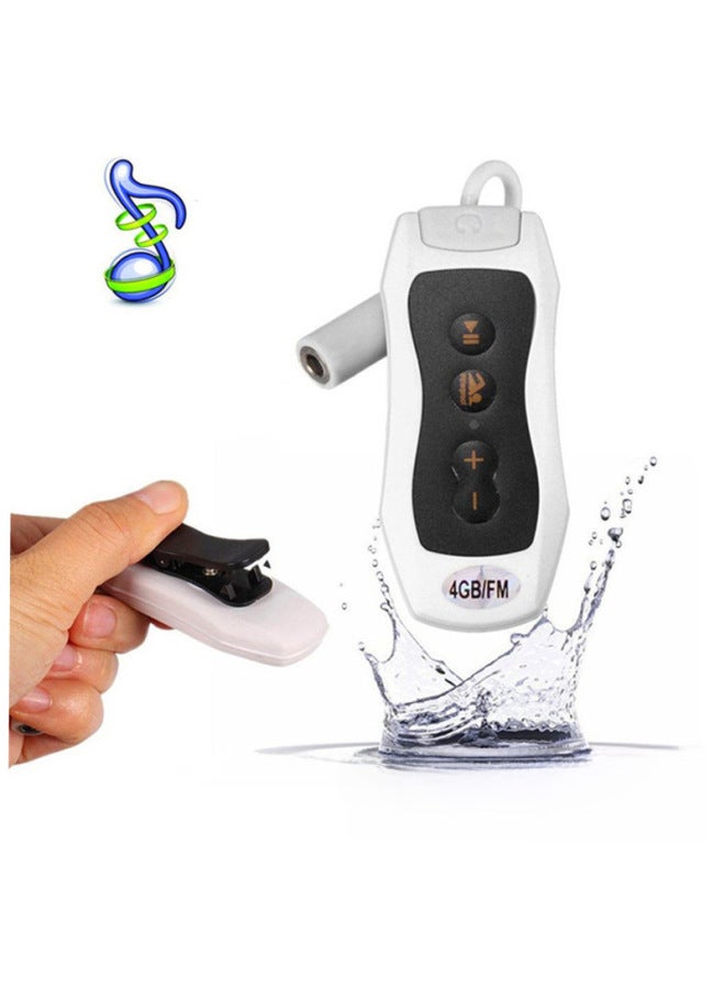 Waterproof Sport Running Mp3 Music Player Headset Swimming Diving Clip Mp3 Fmip68 Waterproof Digital Computer/mp3-Body Color:Blue-Memory Capacity:4GB  - Image 5