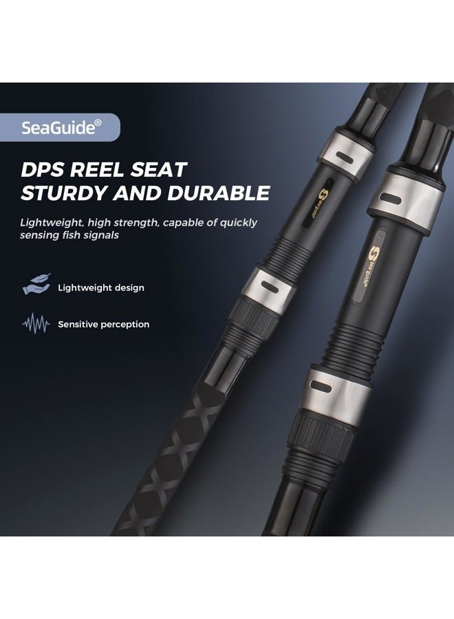 FISHAPPY Surf Rod Graphite Surf Spinning Fishing Rod with Seaguide Reel Seat (9' - 2 Piece) - Image 3