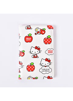 Miniso Keep your travel documents safe in this cute Hello Kitty apple collection passport holder. 