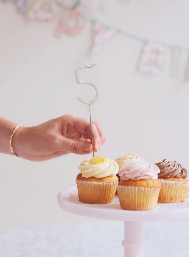 Wondercandle شمعة فضية متلألئة - رقم 5 - Image 2