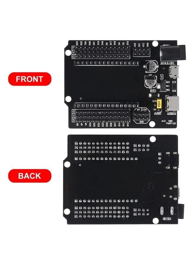 3 قطع لوحة تطوير ESP32 من النوع C USB باستطاعة منخفضة جدًا وبنية ثنائية النواة ESP-WROOM-32 - Image 5