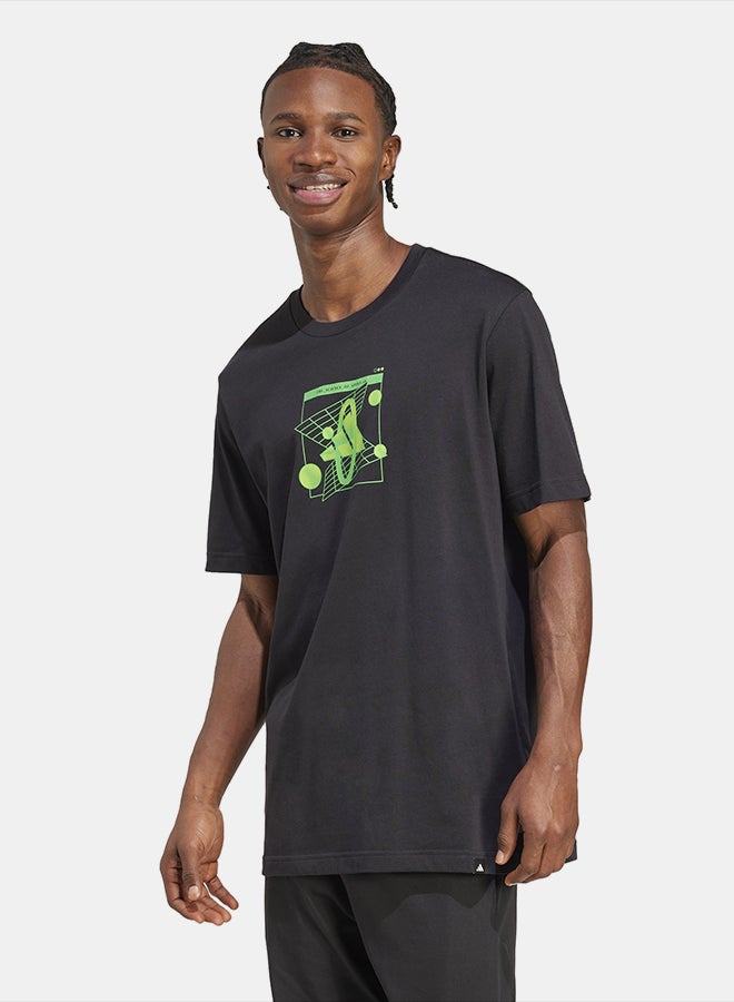 Adidas Retro Futurism Graphic T-Shirt - Image 1