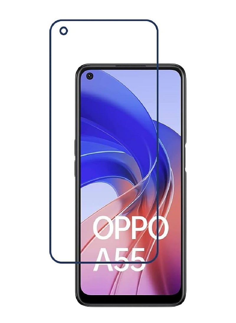 Super Tempered Glass Screen Protector Clear Designed For Oppo A55 4G Full Screen Coverage And Bubble Free - Image 1