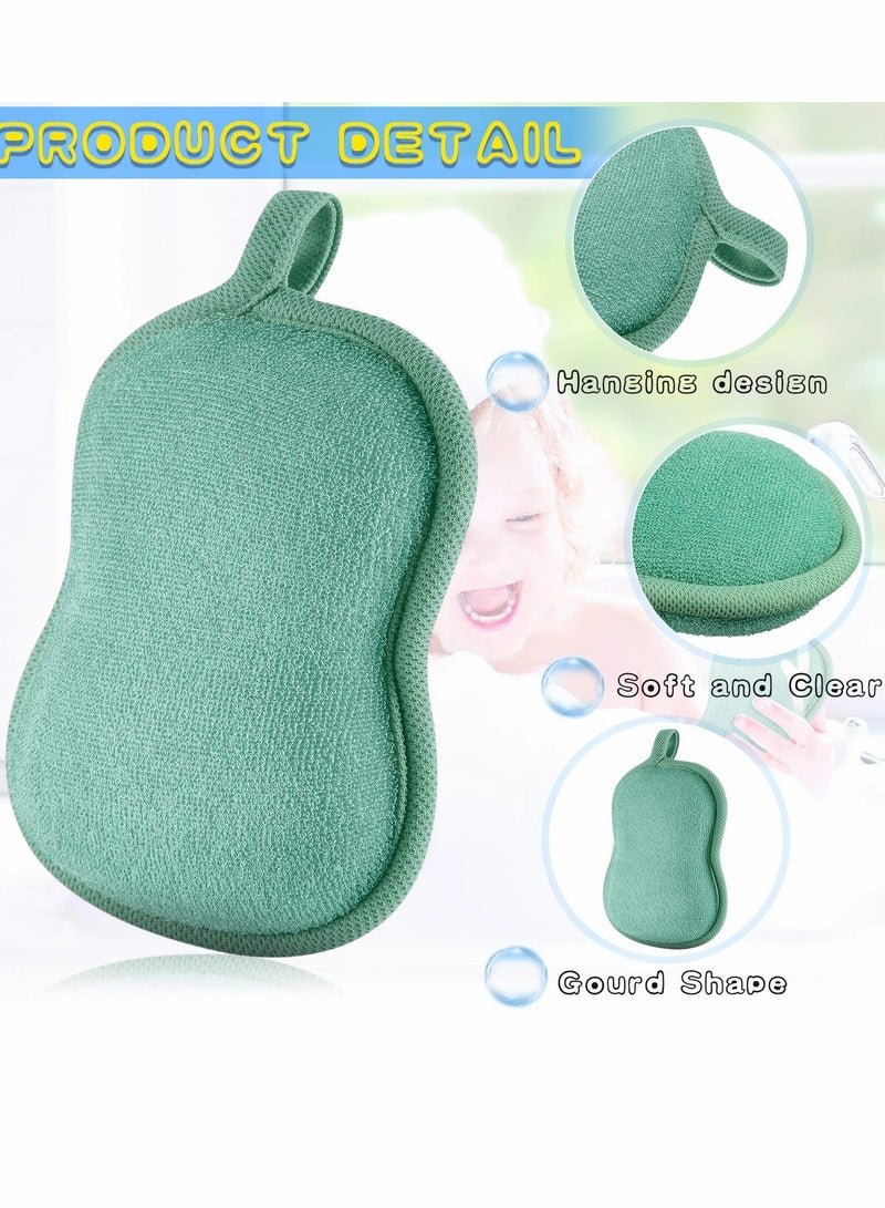 Excefore Baby Bath Sponge Baby Sponge Soft and Absorbent Sponge for Kids Babies Men Women 4 Pieces - Image 2