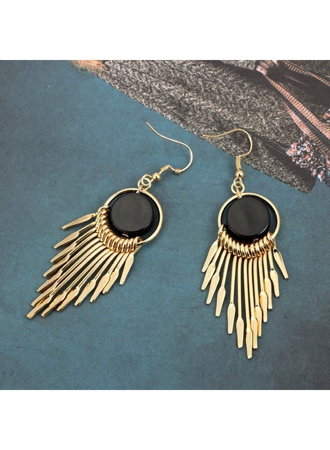 Venianus Gold Dangle Earrings for Women: 12 Pairs Drop Dangle Earrings Boho Fashion Jewelry Vintage Statement Boho Bohemian Earrings Set for Women - Dangling Earrings for Women Trendy Christmas Gifts - Image 5