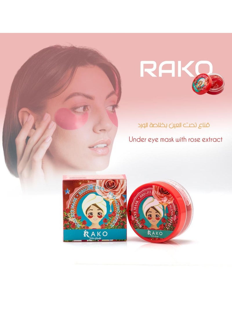 RAKO - Under Eye Mask With Rose Extract - Image 1
