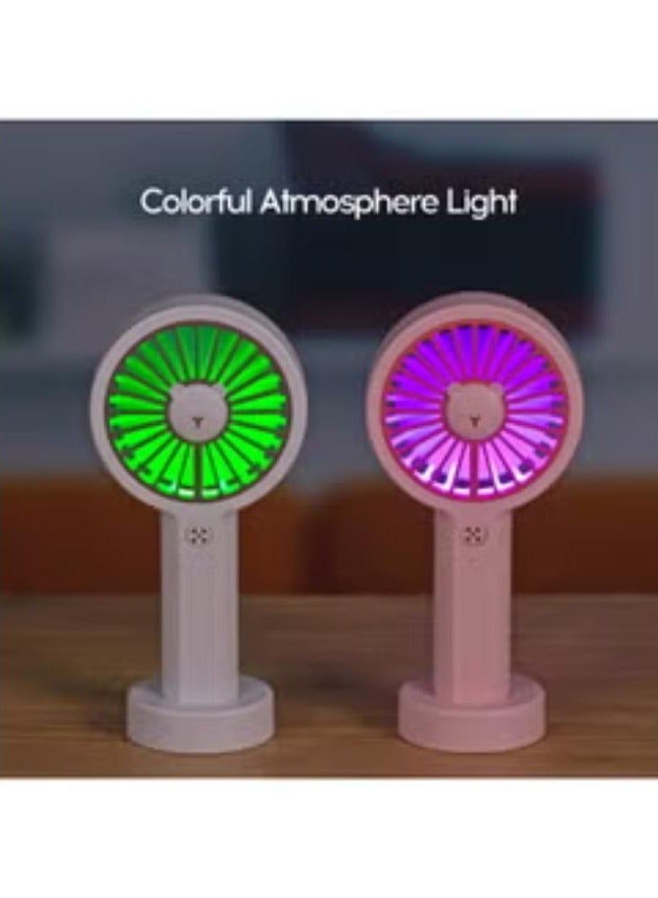 Bear Shape Mini Handheld USB Fan White 170 x 83.5 x 28centimeter - Image 2