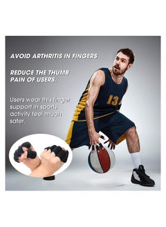 Y&D 3 Pieces Finger Splints, Metal Support Stabilizer in Sizes and 20 Sleeves Protectors Thumb Brace Elastic Compression Protector for Sports  - Image 4