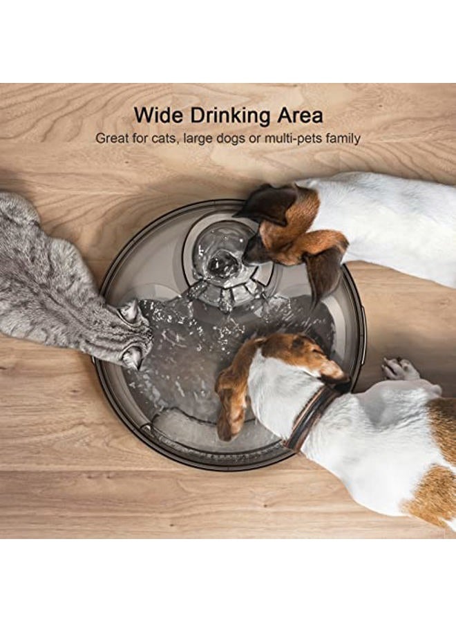 NPET DF10 Dog Water Fountain 4820ml 5L Large Automatic Pet Water Dispenser Cat Water Fountain with Cleaning Kit Replacement Filter for Cats Dogs Multiple Pets (Replacement Filter) - Image 4