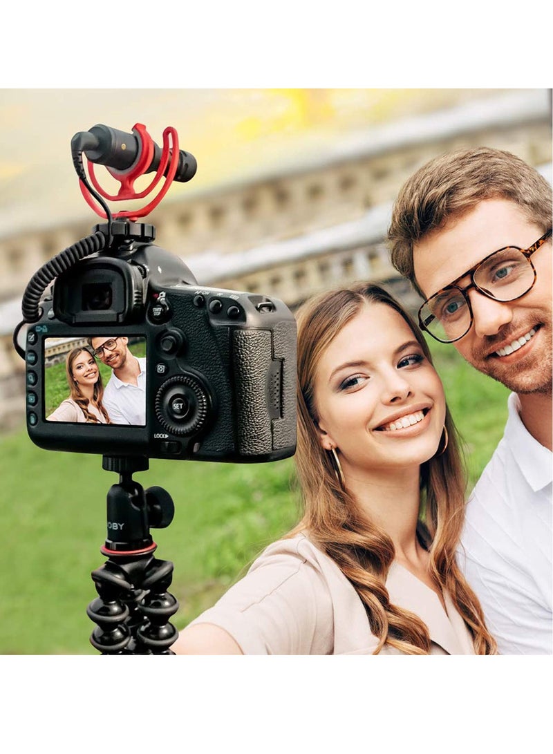 كابل محول، وصلة ميكروفون، سلك ميكروفون ذكر بزاوية 1/8 بوصة، متوافق مع آيفون، الهواتف الذكية، والأجهزة اللوحية مع Rode SC7، VideoMic، BOYA، وغيرها من الميكروفونات الخارجية - Image 2