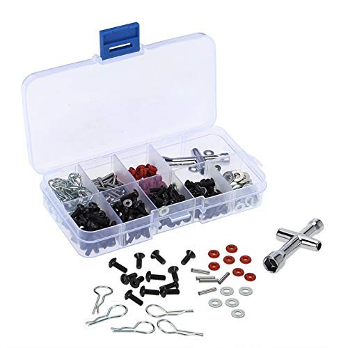 Share Goo ShareGoo Special Repair Tool Screws Box Compatible with HSP Redcat Traxxas CC01 Axial SCX10 HPI 110 RC Car Truck 240Lot - Image 1