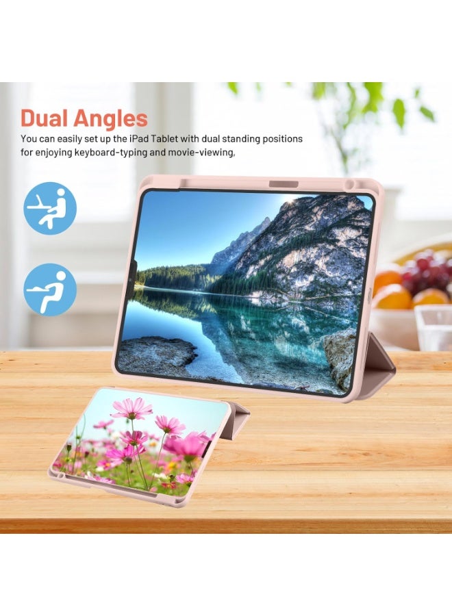 ليدين جراب متوافق مع iPad Pro 11 (موديلات 2022/2021/2020) / جراب iPad Pro 11 بوصة مع حامل قلم، جراب حماية ثلاثي الطي يدعم شحن الجيل الثاني من قلم iPencil، خاصية التشغيل/الإيقاف التلقائي - Image 4