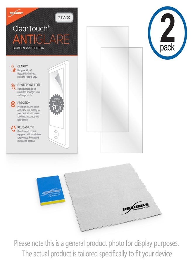 بوكس ويف واقي شاشة BoxWave متوافق مع تقويم Skylight (15 بوصة) - ClearTouch مضاد للتوهج (عبوة من قطعتين)، غشاء غير لامع مضاد لبصمات الأصابع - Image 5