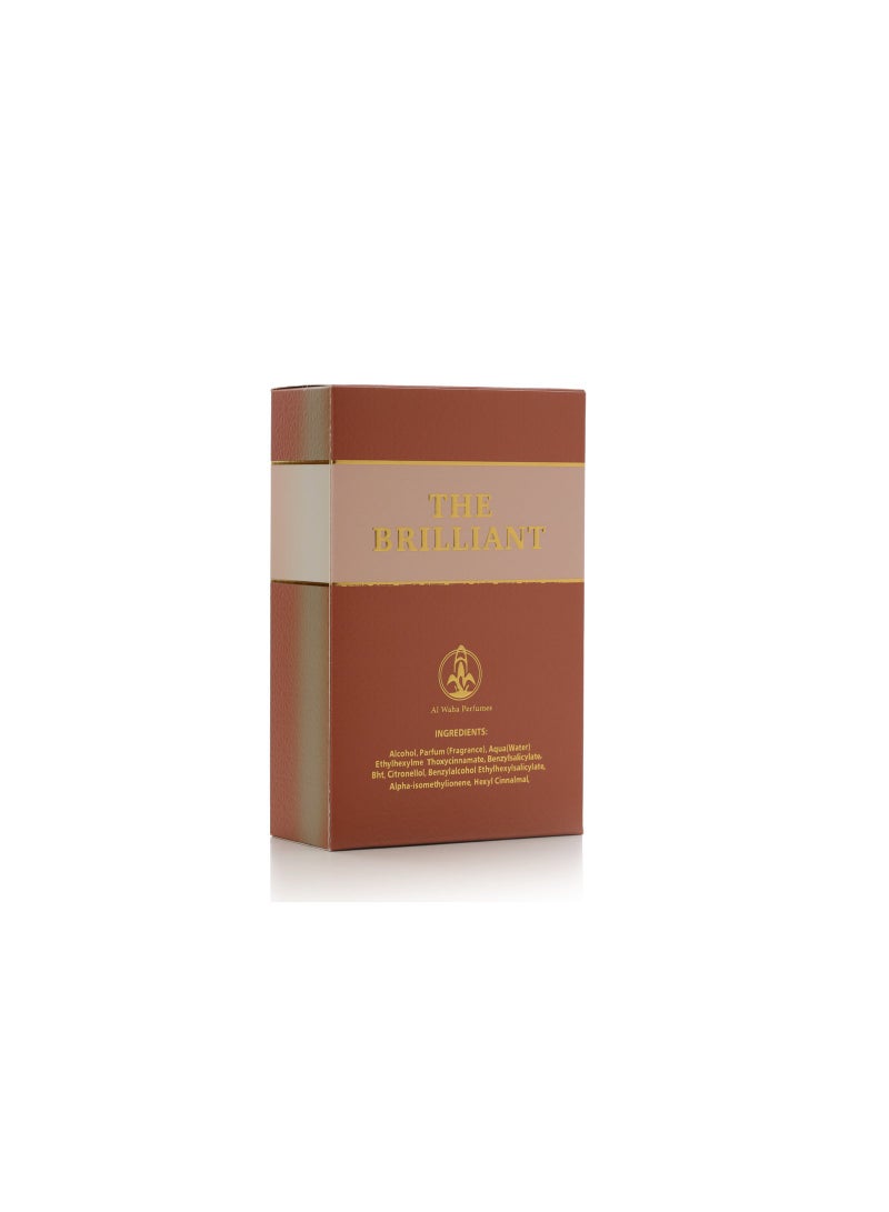 WORLD GOLDEN PERFUMES Al Waha Perfumes The Brilliant Eau De Parfum 100ml - VAPORISATEUR NATURAL SPRAY  - Image 2