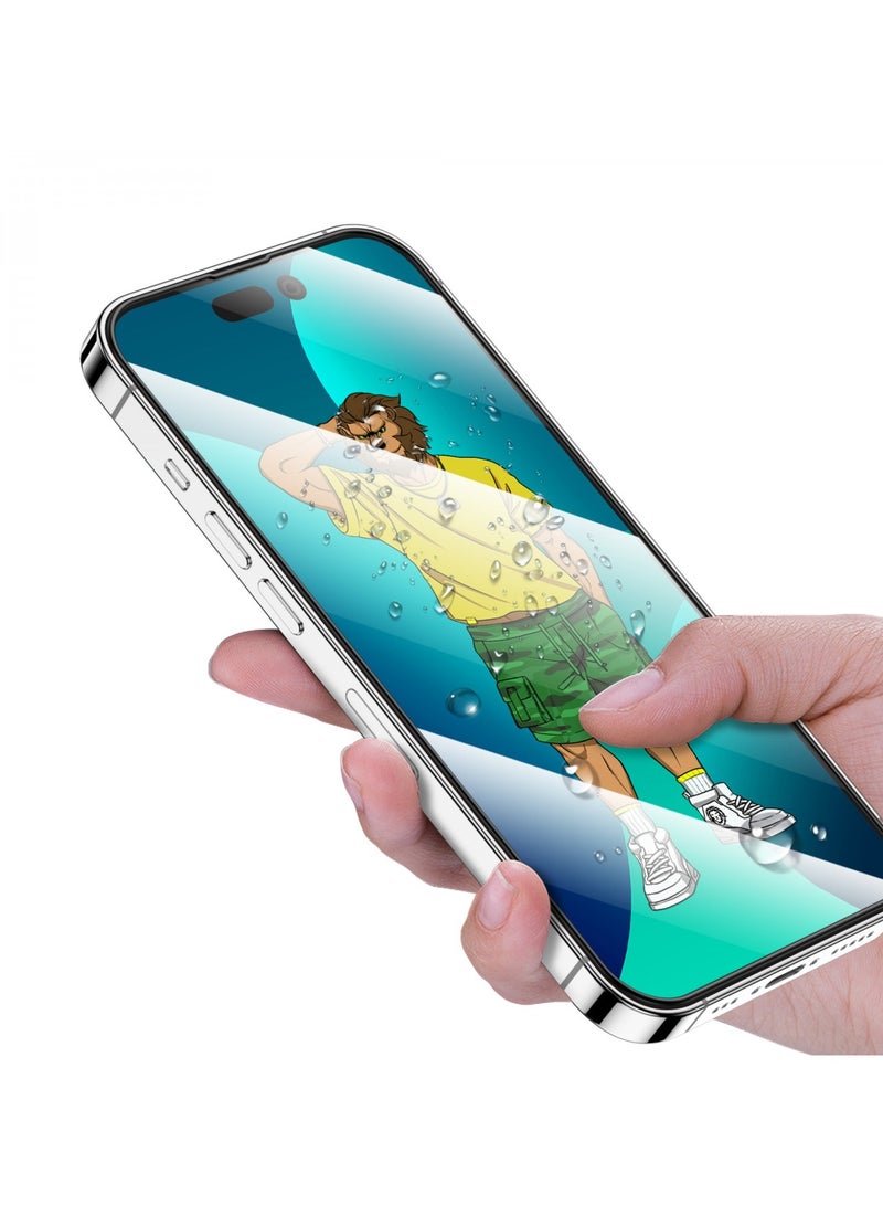 GREEN LION iPhone 14 Pro Glass Screen Protector 6.1 inch 3D Silicone HD Glass Compatible With iPhone 14 Pro - Clear - Image 4