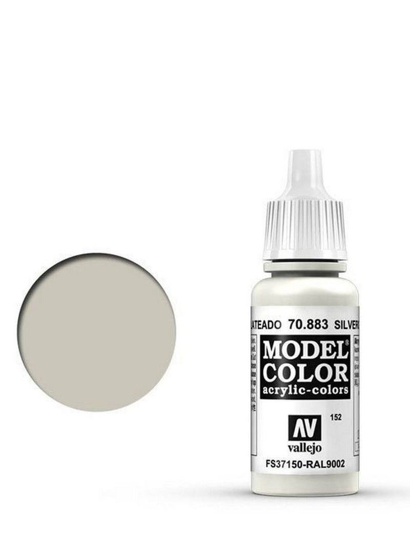 Model Color 883 Silver Grey 18ml Bottle Acrylic Paint for Scale Miniatures and Dioramas