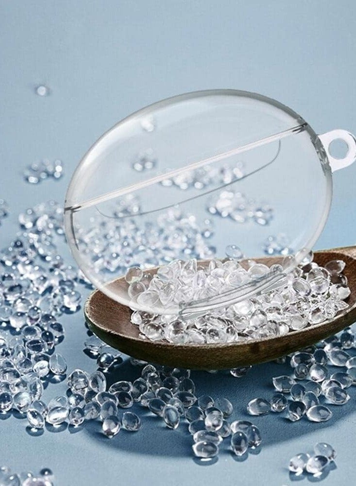 Transparent Earphone Case for Huawei FreeBuds 6i Shockproof Scratch and Yellow Resistant Anti-Fingerprint TPU Silicone Protector with Carrying Strap - Image 4