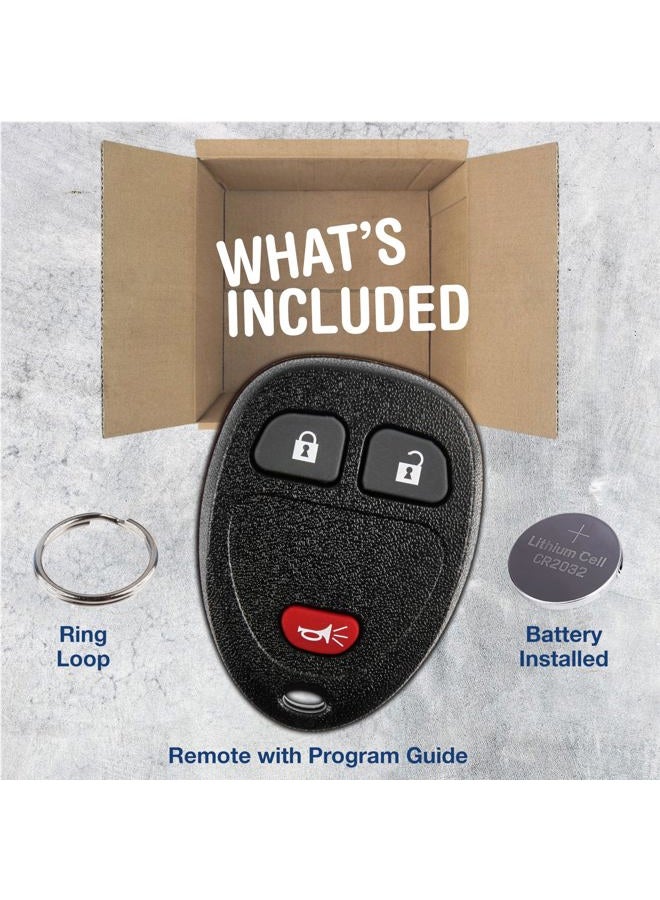 KeylessOption Keyless Entry Remote Control Car Key Fob Replacement for 15913420 - Image 2