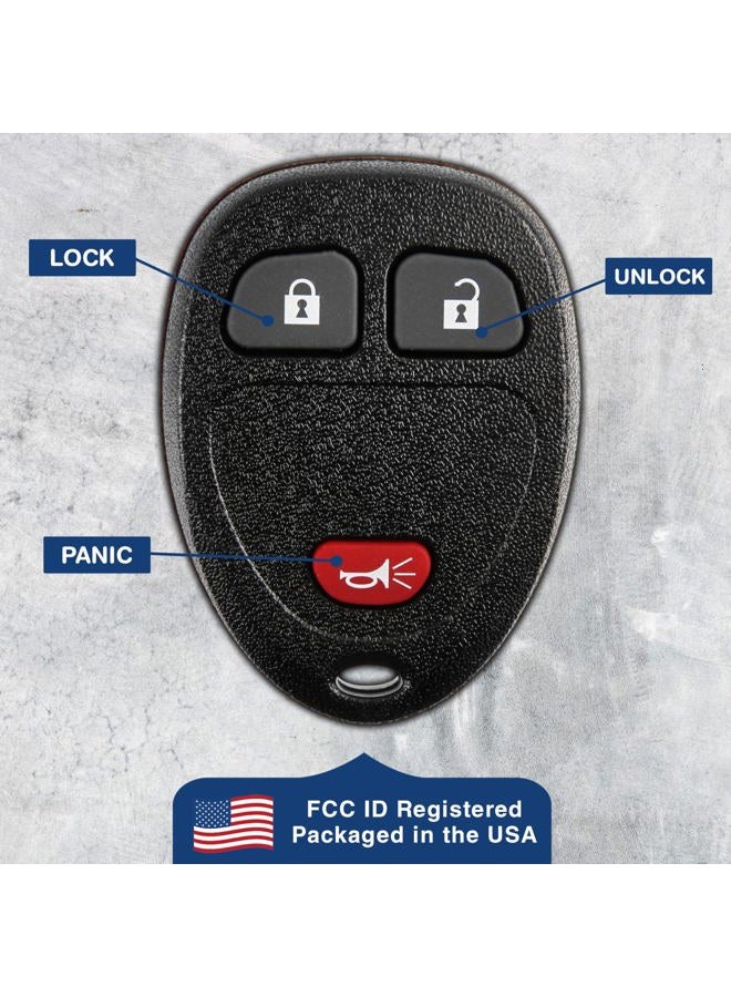 KeylessOption Keyless Entry Remote Control Car Key Fob Replacement for 15913420 - Image 5