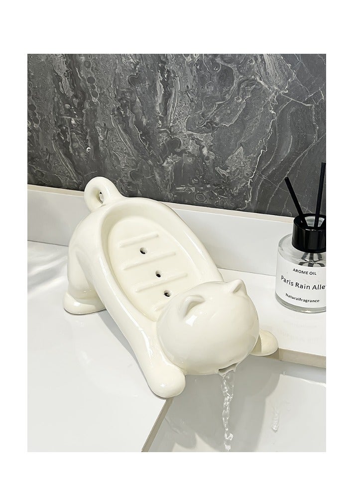 Soap Case Container Cat Shape Eramic - Image 5
