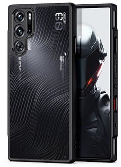 DUX DUCIS DUX DUCIS Aimo Cover for the ZTE nubia Red Magic 9 Pro/9 Pro Plus mobile phone slim, transparent matte cover made of TPU, polycarbonate, polypropylene, silicone - black  - Image 1