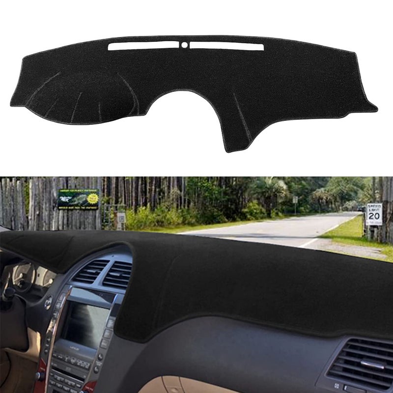 Fcovergurus Dash Cover Mat Custom Fit for Lexus ES350 2007-2012, Dashboard Cover Pad Carpet Protector (Black) F117 - Image 1