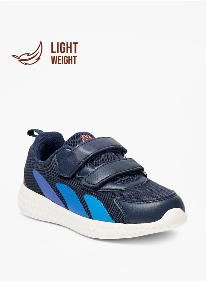 كابا Boys' Logo Detail Sports Shoes with Hook and Loop Closure