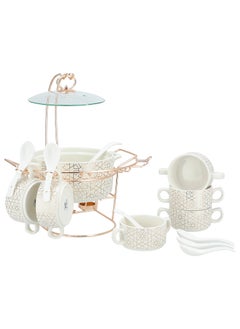 La Mesa La Mesa Soup Set Serve 6 Persons White 39x37x40 cm  - Image 3