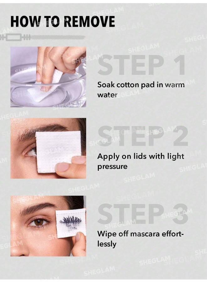 SHEGLAM All-In-One Volume & Length Mascara-Washable black - Image 3