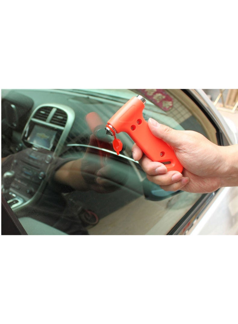 Two-piece car safety hammer, emergency escape tool, two-in-one household rescue safety hammer and emergency escape tool (red) - Image 3