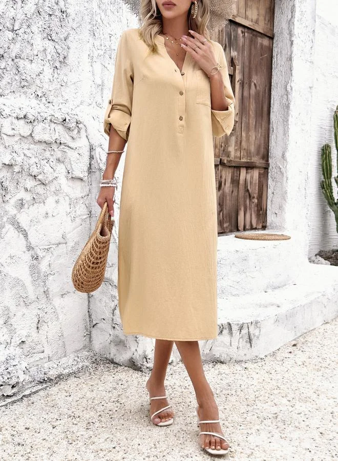 تايك تو Button Front Dress
