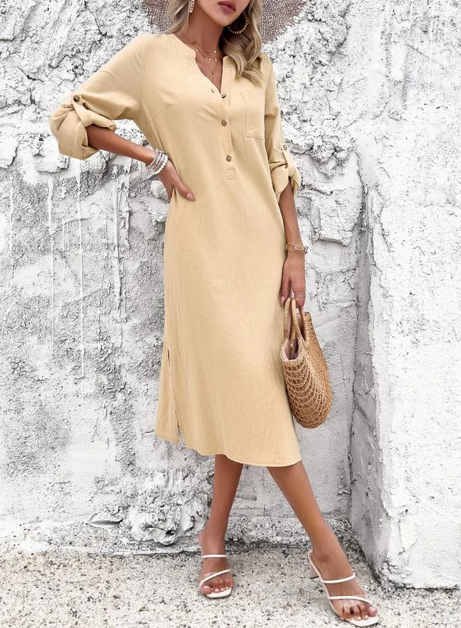 تايك تو Button Front Dress