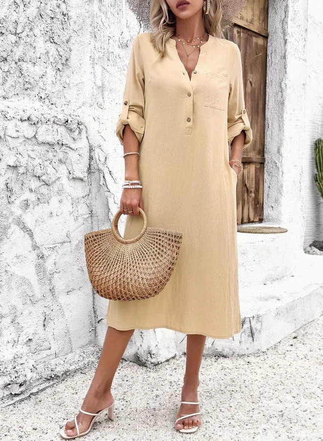تايك تو Button Front Dress