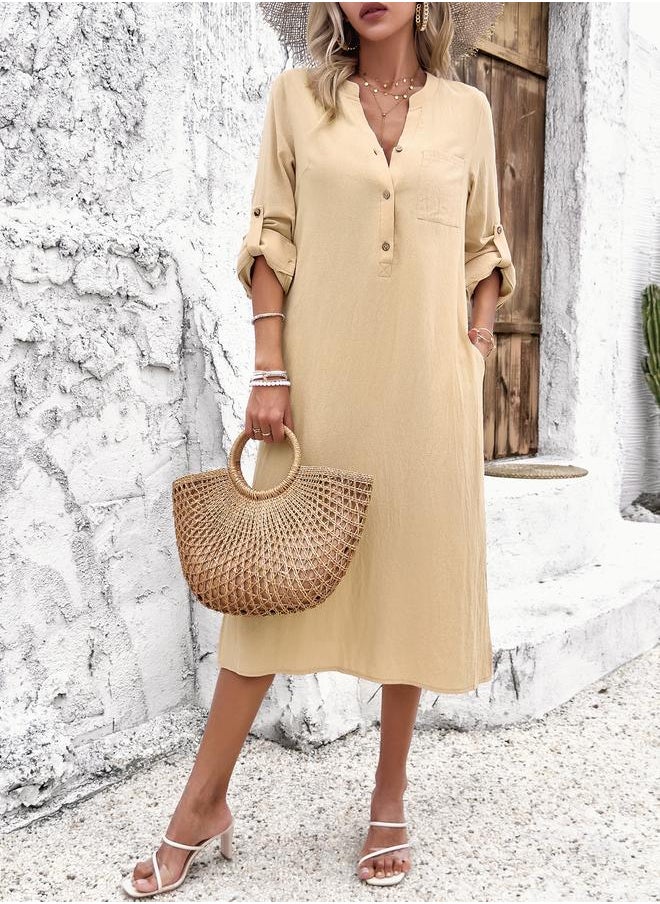 Take Two Button Front Dress  - Image 3
