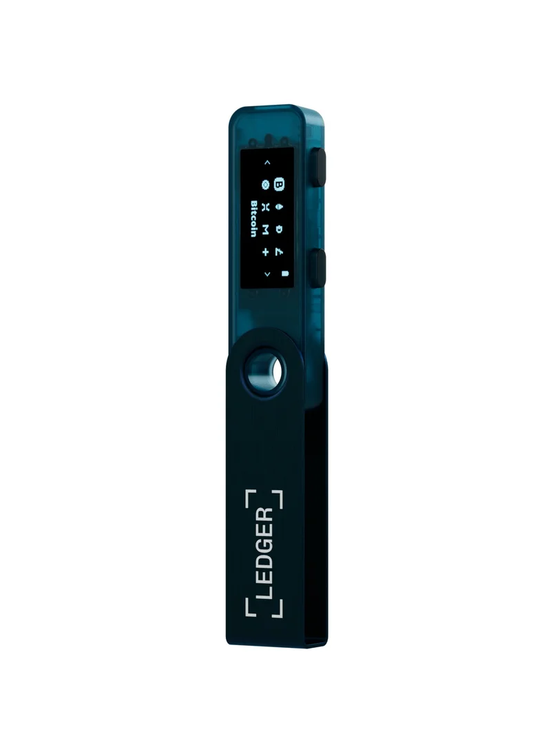 Ledger Nano S Plus Hardware Wallet | Safest Crypto & NFT Cold Storage, OLED Screen, Type-C Connectivity, 5000+ Coins Supported, for Android, MacOS & Windows - Sapphire Blue