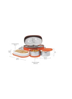 Milton Milton Executive Lunch Insulated Tiffin with 3 Leakproof Containers  - Image 3