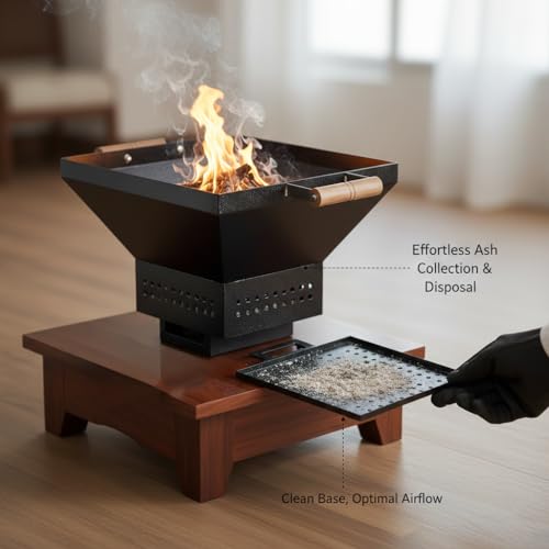 BRIGHTBERG Havan Kund CRC Seat Powder Coating Body for Hanuman Pooja Devi Pooja and All of Pooja for Daily Use Portable Havan Kund with Fix Stand and Easy to Use & Durable - Image 3