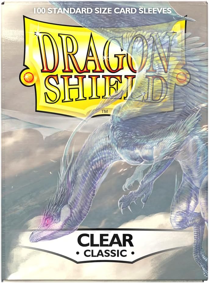 dragon shield | Standard Size Card Classic Sleeves | 100 CT - Smooth & Tough Premium TCG Sleeves - Compatible with Pokemon, Flesh & Blood, One Piece & Magic The Gathering | Clear - Image 3